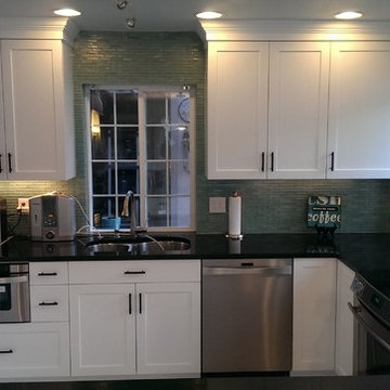 Shaker style painted kitchen