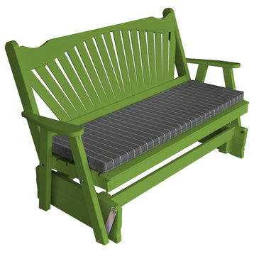 Pine Fanback Glider, Lime Green, 4 Foot