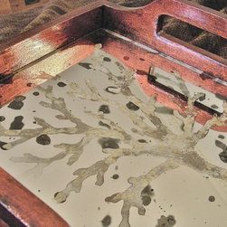 "Holiday Magic" Mirrored Serving Tray - Serving Trays