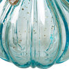 8.46" Blue Glass Gourd