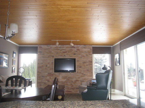 Should we paint the oak ceiling in our kitchen? Ceiling ...