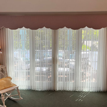 Lake Geneva, WI-Silhouettes, Valance, Cushions and Drapery