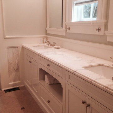 Calacatta Gold Marble Bathroom