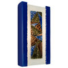 Abstract Wall Sconce Cobalt Blue and Multi Sapphire