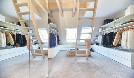 Unordnung adé: Aus einer Gerümpelkammer wird ein Ankleidezimmer