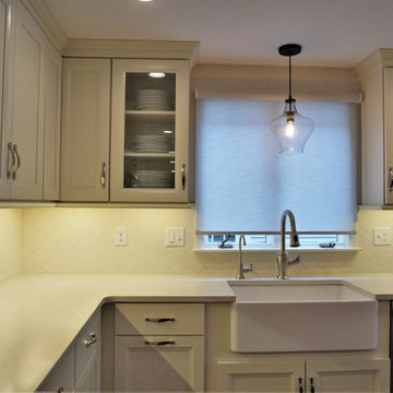 Classic Kitchen with a Hint of Blue