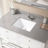 Undermount Sink, White, Brushed Nickel Pop-Up Drain