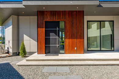 Minimalist entryway photo in San Diego