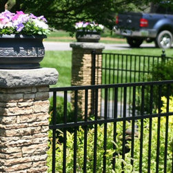 Specrail SR-4 Aluminum Fence with Ball Caps - Home Fencing And Gates