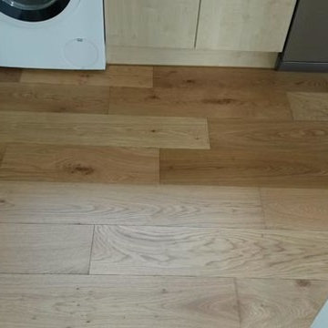 Light Oak Wood Flooring Installation to Rooms