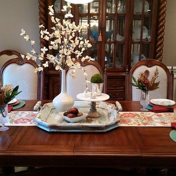 Foyer and Dining Room in Mtn Shadows