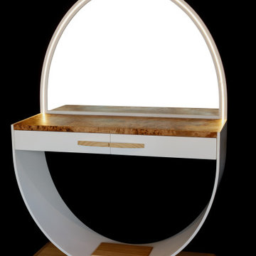 Coiffeuse Sarah et fauteuil Mak / Sarah dressing table and Mak armchair
