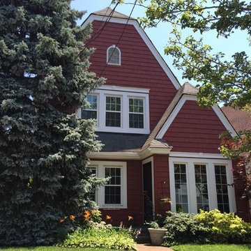 Rockville Centre Siding - Autumn Red Shakes