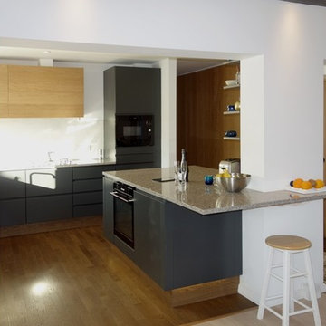 An Innova Luca Graphite Kitchen - Real Customer Kitchens