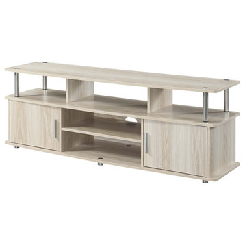 Designs2Go 60 Inch Monterey Tv Stand With Storage Cabinets And Shelves