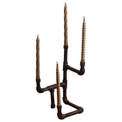 Industrial Candleholders by Ectoria