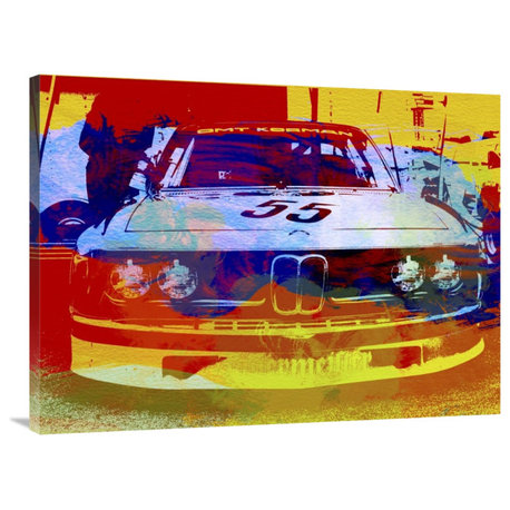 "BMW Racing Watercolor" Fine Art Print