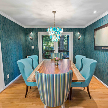 Incredibly Colorful Falls Church Home Remodel