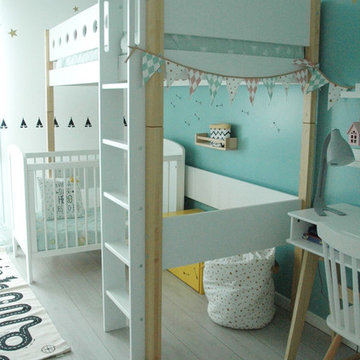 Chambre enfant mixte - 2 ans et 8 ans