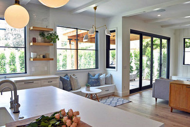 Farmhouse kitchen photo in Los Angeles