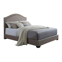 DG Casa - Granville Walnut Bed - Panel Beds