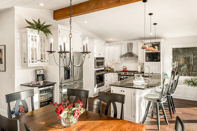 Inspiration for a mid-sized timeless kitchen remodel in Other