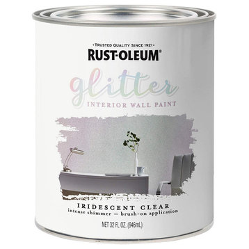 Rust-Oleum 323860 Glitter Interior Wall Paint, 32 Ounce