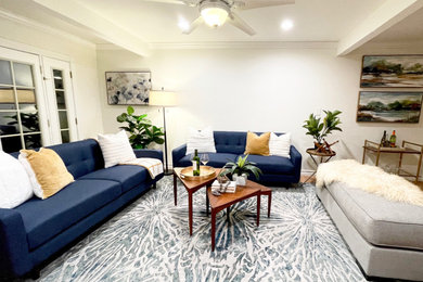 Living room - transitional living room idea in Los Angeles