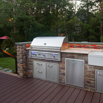 Rear Yard Deck and Patio Makeover