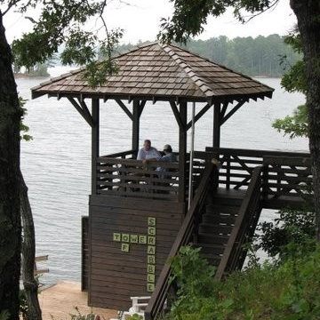 Look out tower over the water
