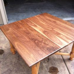 Walnut and Alder Table - Dining Tables