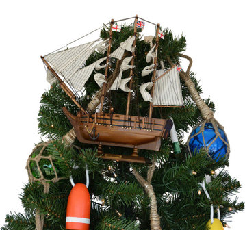 Darwin's HMS Beagle Model Ship Christmas Tree Topper