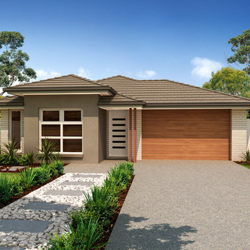75 Beautiful Modern Single Story Facades Home Design Ideas & Designs ...