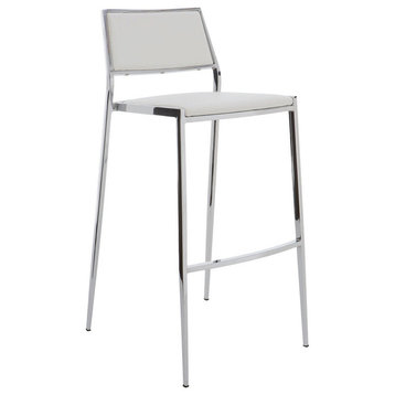Aaron Counter Stool by Nuevo Living, White