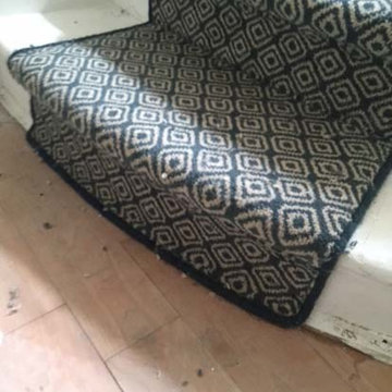 Alternative Quirky Carpet Installation to Stairs