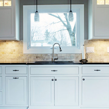 White Transitional Kitchen