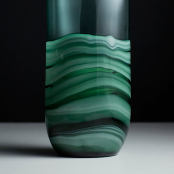 Torrent Vase, GreenShort