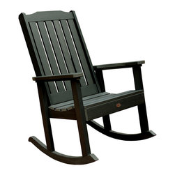 Highwood - Lehigh Outdoor Rocking Chair, Charleston Green - Outdoor Rocking Chairs