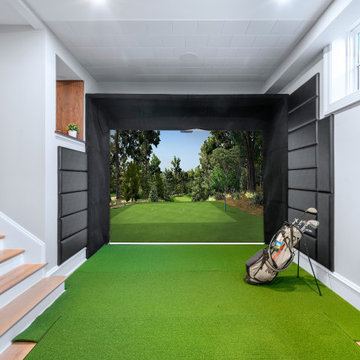 Merion Golf Manor Basement/Golf Simulator