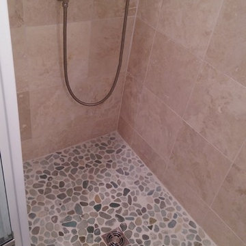 Shower With Dry Off Area