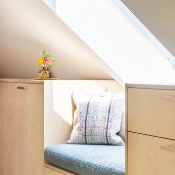 Umwandlung eines Flures in ein Home Office, Bibliothek und Garderobe