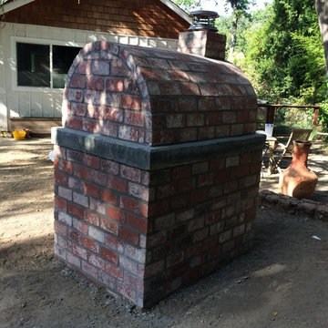 The Green Family Wood Fired Pizza Oven in California