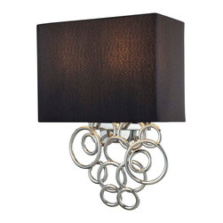 George Kovacs Ringlets Chrome 2-Light Wall Sconce - Wall Sconces