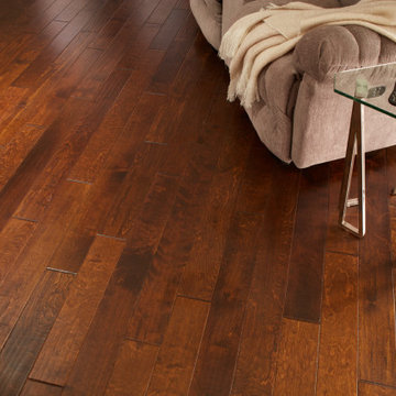 Cozy, Farmhouse Living - Impressions Timarron Cinnamon, Engineered, Birch Hardwo