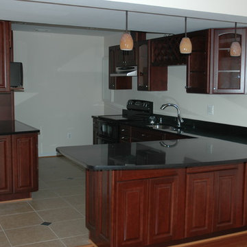 Basement Remodel that Adds a Second Kitchen Area