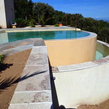 Piscine Acrobatique avec débordement