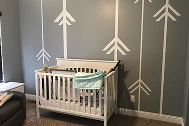 Inspiration for a nursery remodel in St Louis