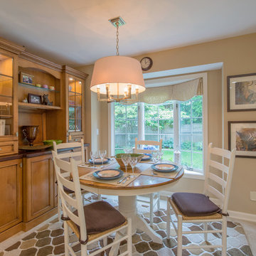 Traditional Kitchen Cabinets with a Homey Ambiance