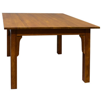 Crafters and Weavers Mission Quarter Sawn White Oak Square Dining Table - Michae