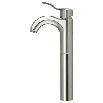 Whitehaus 3-04044 Wavehaus 1.2 GPM 1 Hole Vessel Bathroom Faucet - Polished